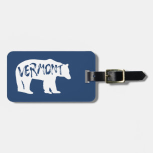 Etiqueta Para Maletas Oso de Vermont