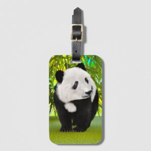 Etiqueta Para Maletas Oso Panda Lindo Regalo Perfecto para Amantes de An