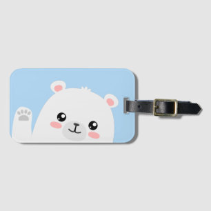 Etiqueta Para Maletas Oso polar