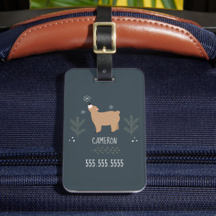 Etiqueta Para Maletas Oso somnoliento