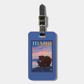 Etiqueta Para Maletas Oso y poster del viaje de CubIdahoVintage
