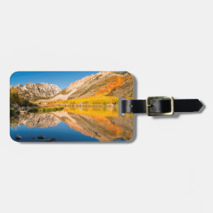 Etiqueta Para Maletas Otoño en el lago North, California