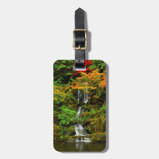 Etiqueta Para Maletas Otoño, Heavenly Falls (Frente Vertical)