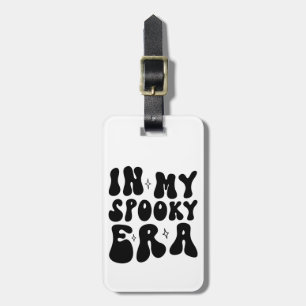 Etiqueta Para Maletas Otoño Vintage En Mi Era Espeluznante Retro Hallowe