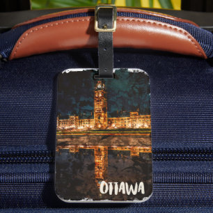 Etiqueta Para Maletas Ottawa Canadá Por Nocturna Turística