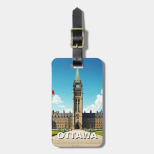 Etiqueta Para Maletas Ottawa Canada Travel