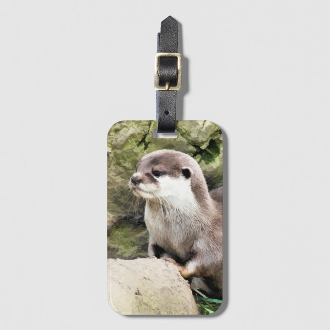ETIQUETA PARA MALETAS OTTER (Anverso vertical)