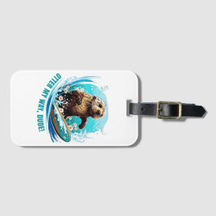 Etiqueta Para Maletas Otter 841 Surfing Otter Ella Roba Surfboards Otte