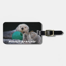 Etiqueta Para Maletas Otters oceánicas totalmente asombrosas