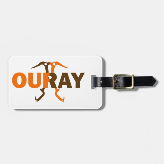 Etiqueta Para Maletas Ouray Colorado (Frente Horizontal)