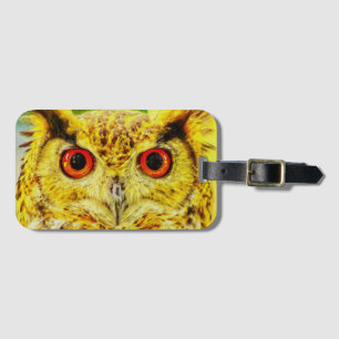Etiqueta Para Maletas Owl Art