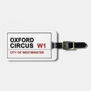 Etiqueta Para Maletas Oxford Circus Lodon England