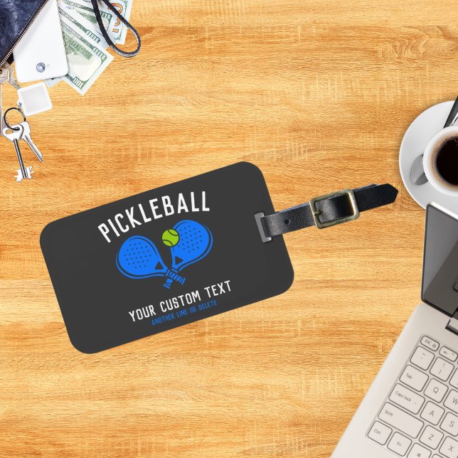 Etiqueta Para Maletas Paddle & Ball del equipo de personalizado Pickleba (Subido por el creador)