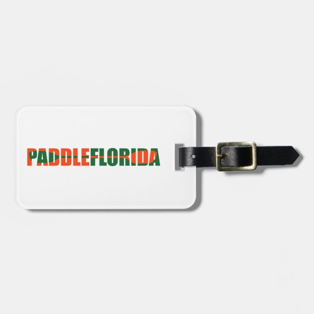 Etiqueta Para Maletas Paddle Florida Kayaking (Frente Horizontal)