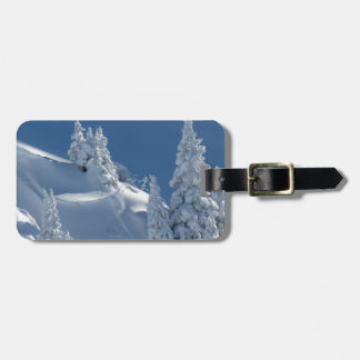 Etiqueta Para Maletas Paisaje de la nieve