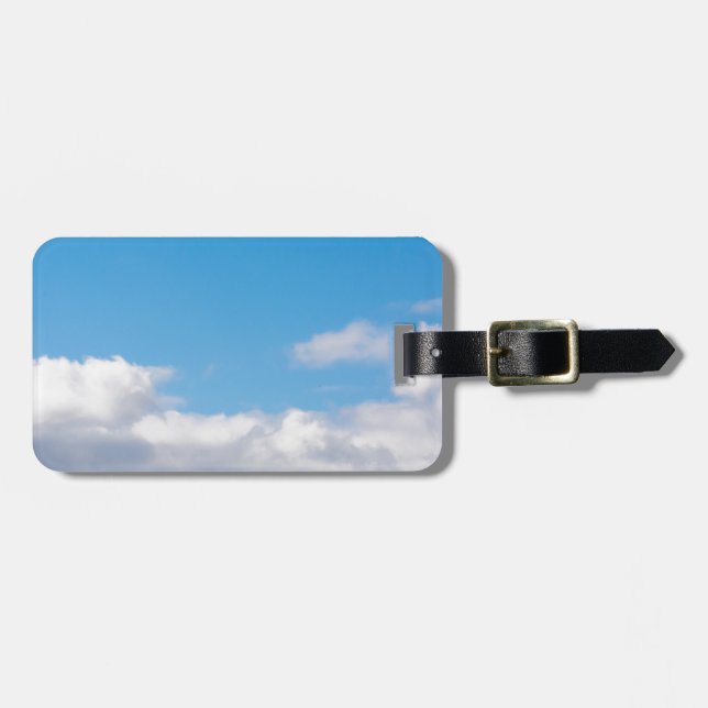 Etiqueta Para Maletas Paisaje de nubes (Frente Horizontal)