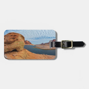 Etiqueta Para Maletas Paisaje del lago Powell