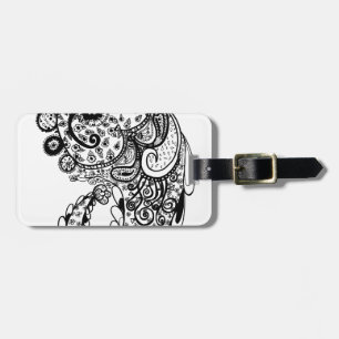 Etiqueta Para Maletas Paisley divino