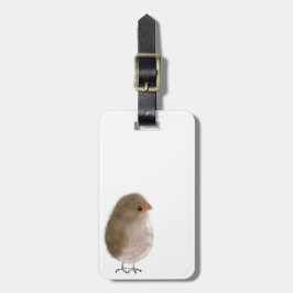 Etiqueta Para Maletas Pájaro pequeño y gracioso