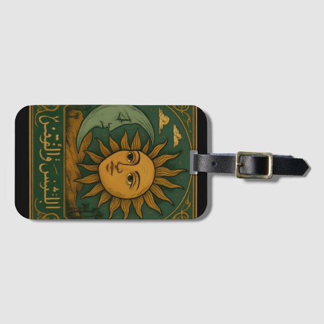 Etiqueta Para Maletas Palabras valiosas de escribir (Anverso horizontal)