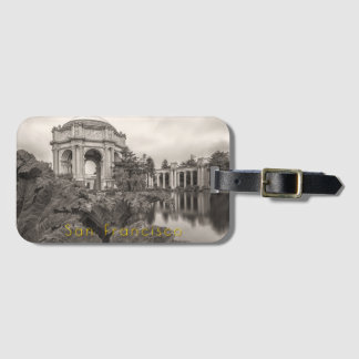 Etiqueta Para Maletas Palace of Fine Art in Sepia Luggage Tag