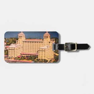 Etiqueta Para Maletas Palm Beach, Florida - Foto de Vintage Skyline