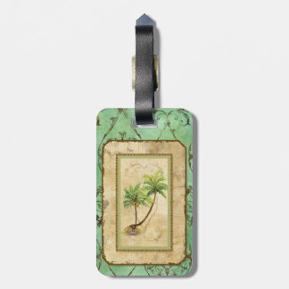 Etiqueta Para Maletas Palm Paradise Tropical Beach Destination Wedding