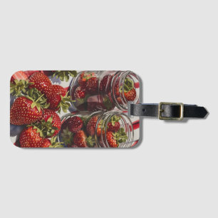 Etiqueta Para Maletas Palm Springs Pink and strawberry Desierto retro