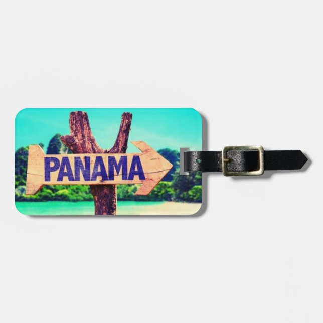 Etiqueta Para Maletas Panamá (Frente Horizontal)