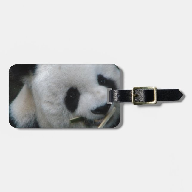 Etiqueta Para Maletas Panda (Frente Horizontal)