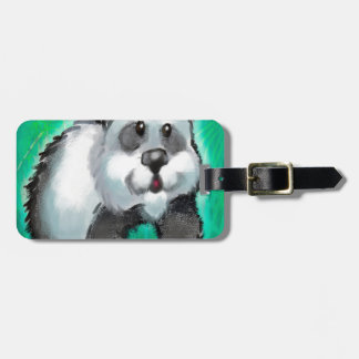 Etiqueta Para Maletas Panda Bear