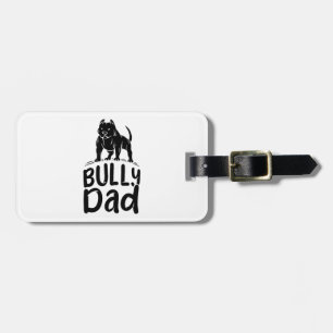 Etiqueta Para Maletas Papá Bully Orgulloso Dueño de American Bully