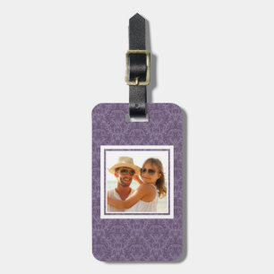 Etiqueta Para Maletas Papel de fondo morado de lujo Personalizado Photo