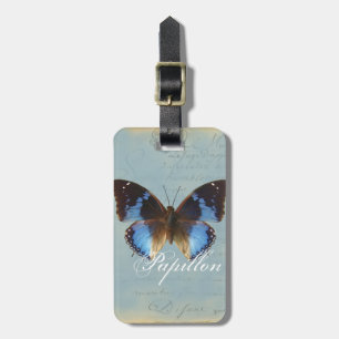 Etiqueta Para Maletas Papillon bleu