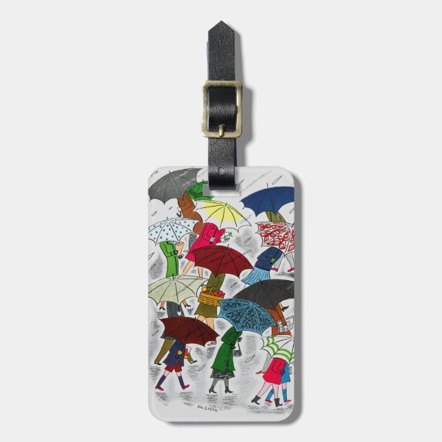 Etiqueta Para Maletas Paraguas (Frente Vertical)