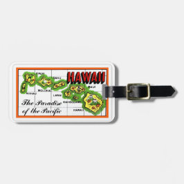 Etiqueta Para Maletas Paraíso de Hawái 