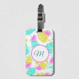 Etiqueta Para Maletas Paraíso Pastel Monogramado