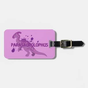 Etiqueta Para Maletas Parasaurolophus