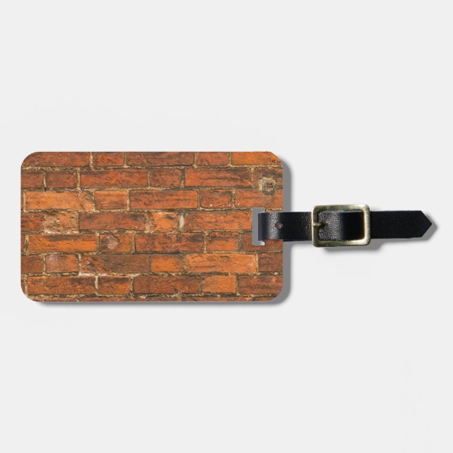 Etiqueta Para Maletas Pared de Ladrillo (Frente Horizontal)