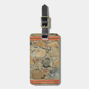 Etiqueta Para Maletas Pared de piedra