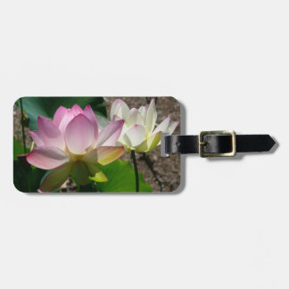 Etiqueta Para Maletas Pareja de flores de Lotus I