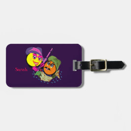 Etiqueta Para Maletas Pareja de pesca