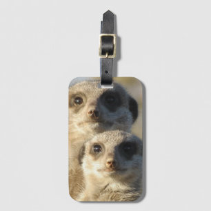 Etiqueta Para Maletas Pares de Meerkats