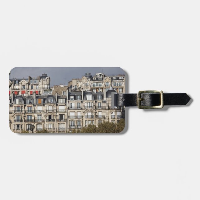 Etiqueta Para Maletas París, Francia 5 (Frente Horizontal)