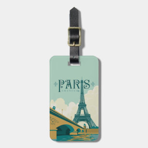 Etiqueta Para Maletas París Francia - Torre Eiffel