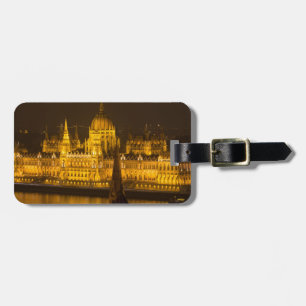 Etiqueta Para Maletas Parlamento húngaro Budapest por noche