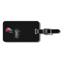 Paro de Lady en una semilla de diente de león