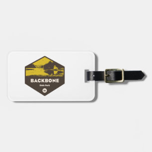 Etiqueta Para Maletas Parque Estatal Backbone Iowa