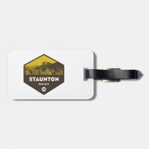 Etiqueta Para Maletas Parque Estatal Staunton Colorado