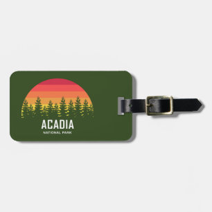 Etiqueta Para Maletas Parque nacional Acadia